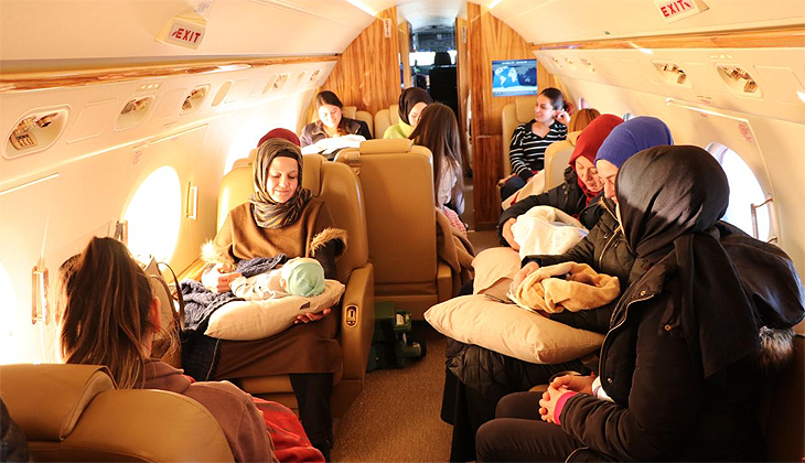 11 bebek daha Cumhurbaşkanlığına ait uçakla Ankara’ya getirildi
