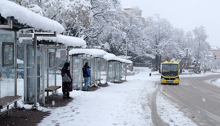Bursa için kuvvetli kar yağışı uyarısı