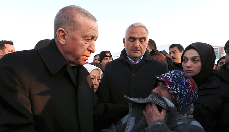Erdoğan, Malatya’da çadır kenti ziyaret etti