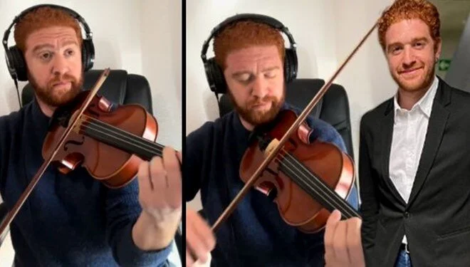 Keman sanatçısı Layth Sidiq Türkiye’deki depremzedeler için çaldı