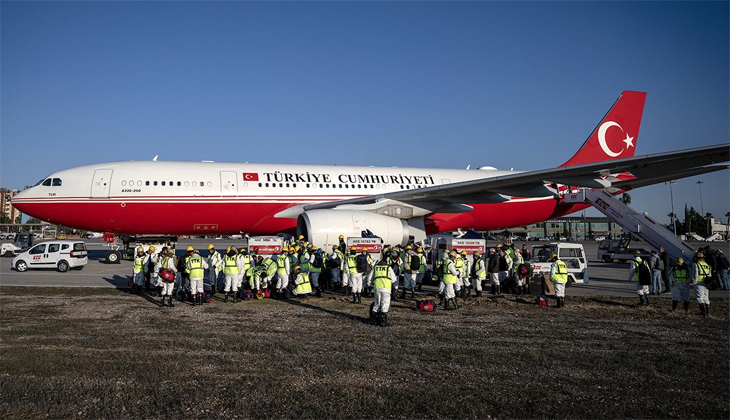 Özel uçak ‘TUR’ madencileri deprem bölgesine taşıdı
