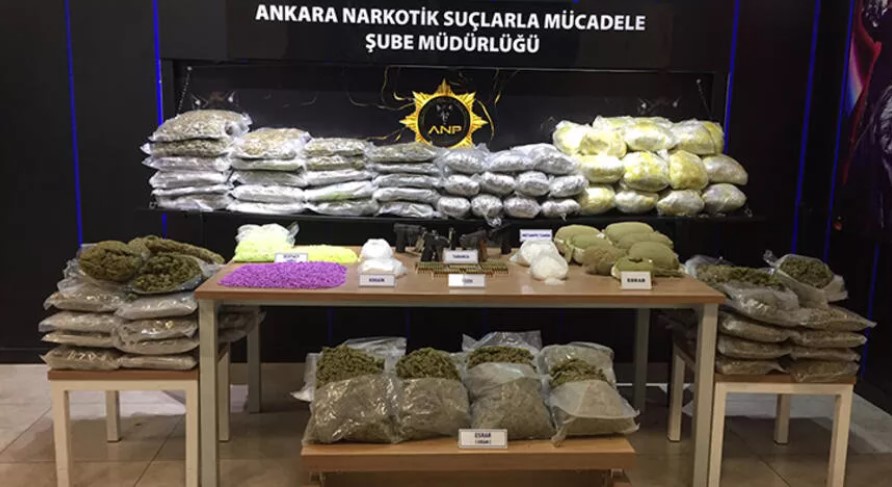 1 haftada 46 milyon liralık uyuşturucu ele geçirildi, 32 tutuklama