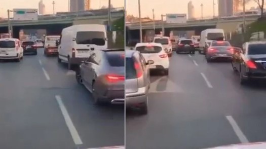 Fermuar sistemiyle ambulansa yol açtılar