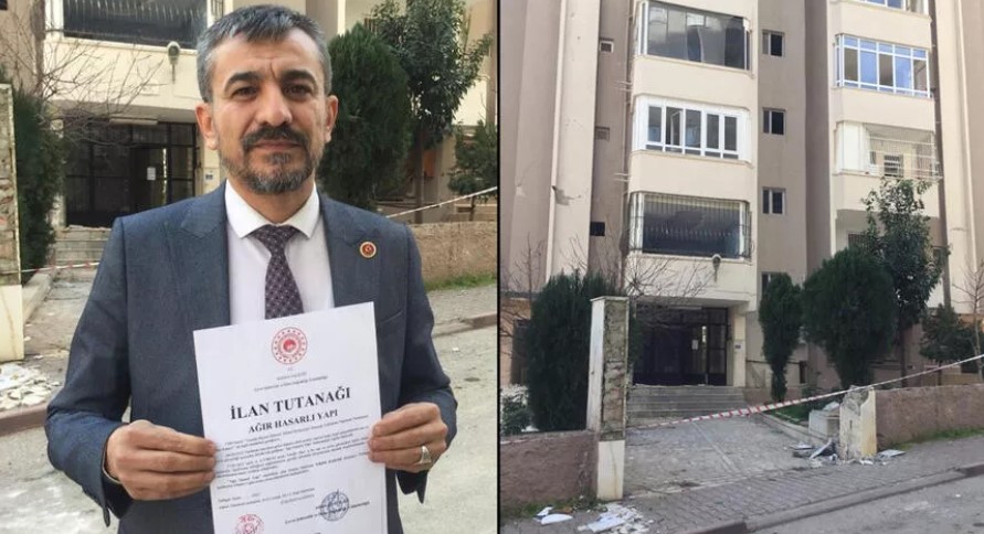 Apartmanlarda kimse olmadığı için hasar tespiti yapılamıyor