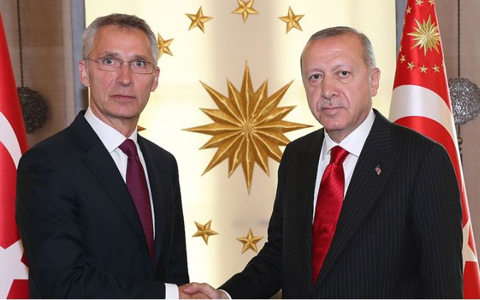 Cumhurbaşkanı Erdoğan, Stoltenberg’i kabul etti