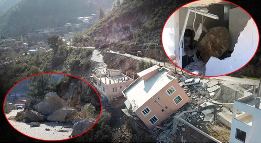 Deprem kayaları yuvarladı: Köydeki 49 kişi hayatını kaybetti