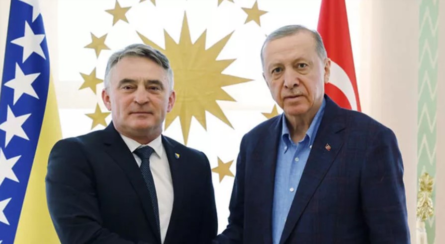 Cumhurbaşkanı Erdoğan, Zeljko Komsic’i kabul etti