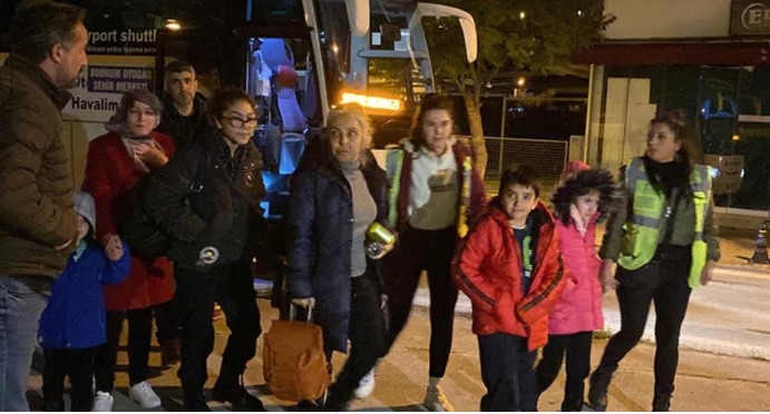 112 depremzede Bodrum’a getirildi