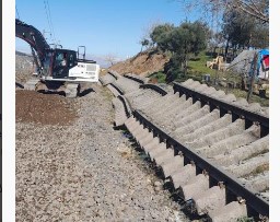 TCDD deprem bölgesinde hasar gören tren raylarını onarım çalışmalarını tamamlıyor