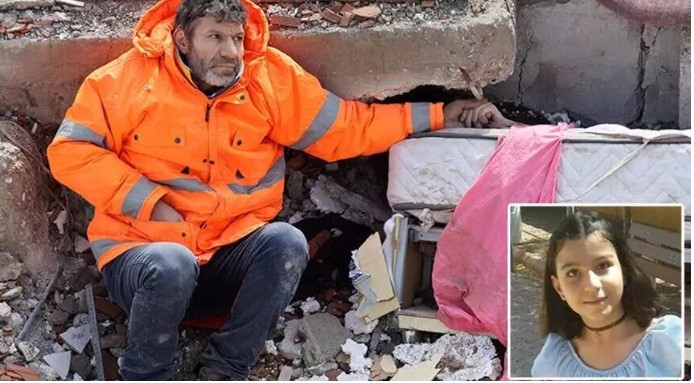 Ölen kızının elini bırakmayan baba ilk kez konuştu
