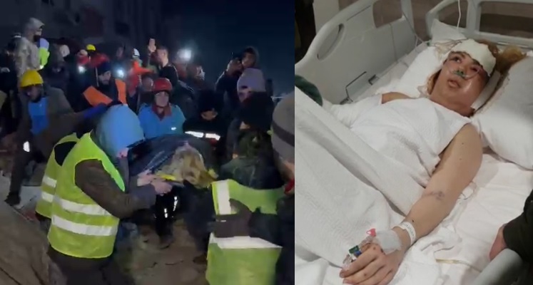 Enkazdan 75’inci saatte çıkarılan Melek hayata tutunamadı
