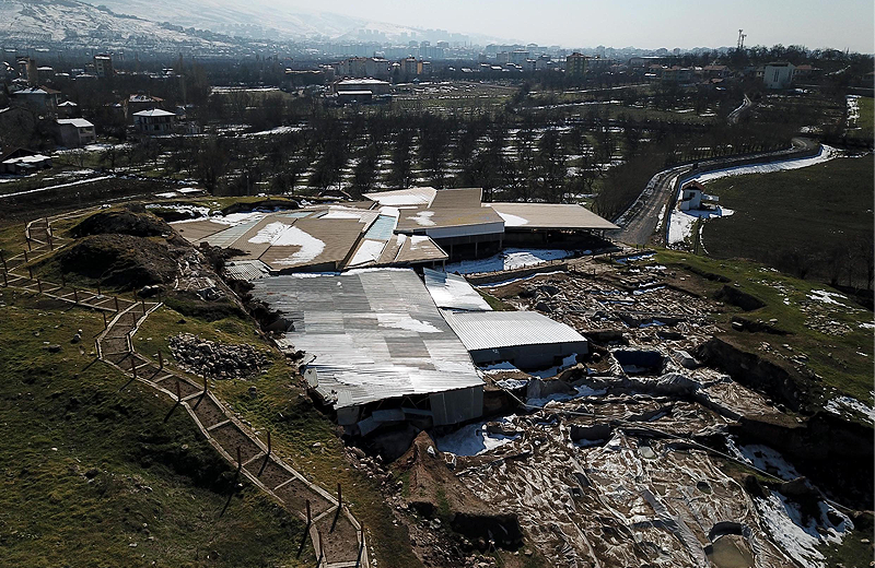 Arslantepe Höyüğü, depremde hasar gördü