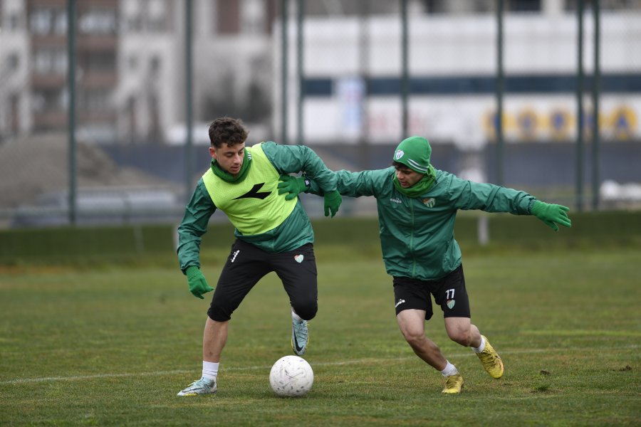 Bursaspor’da moralsiz antrenman