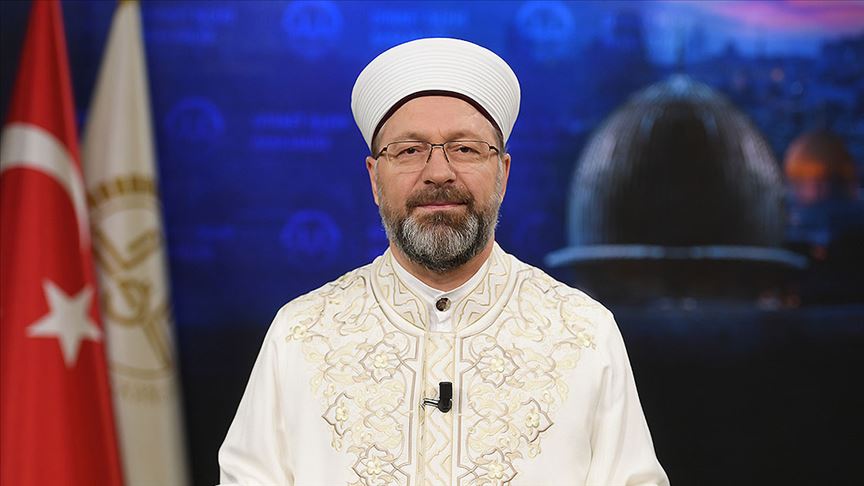 Erbaş’tan Miraç Gecesi mesajı
