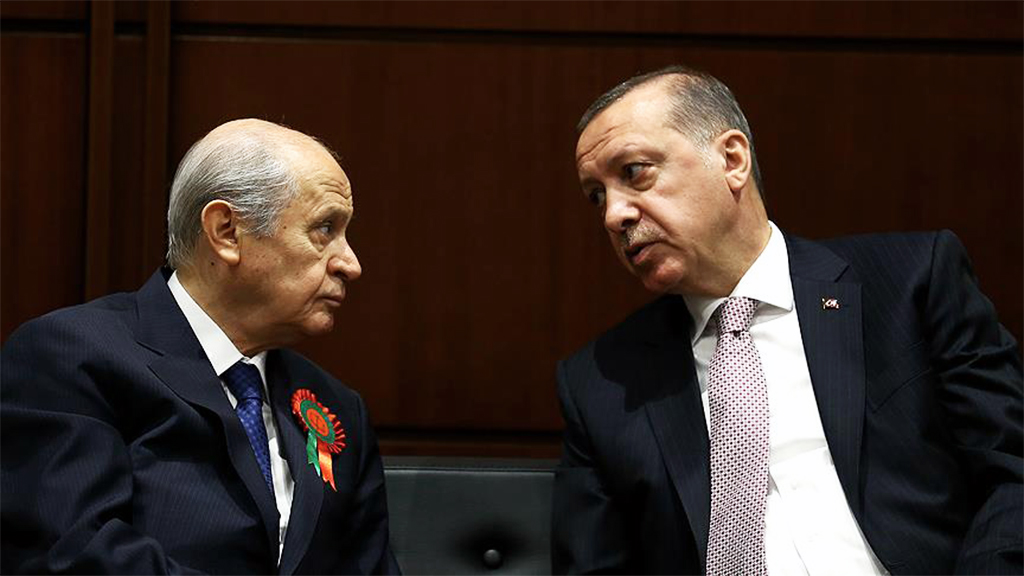 Cumhurbaşkanı Erdoğan, Bahçeli ile görüştü
