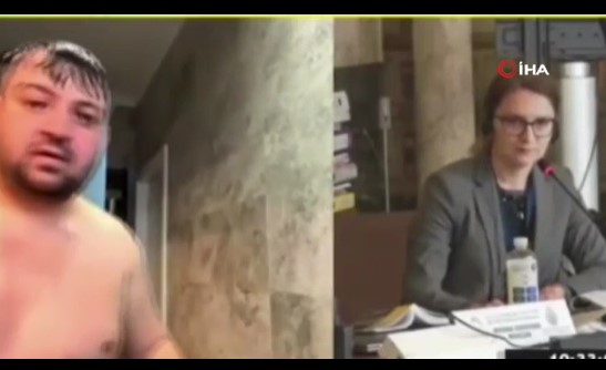 Roman milletvekili toplantıya kamerasını açık unutup duştan katıldı
