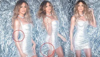 Khloe Kardashian’dan yeni bir Photoshop kazası