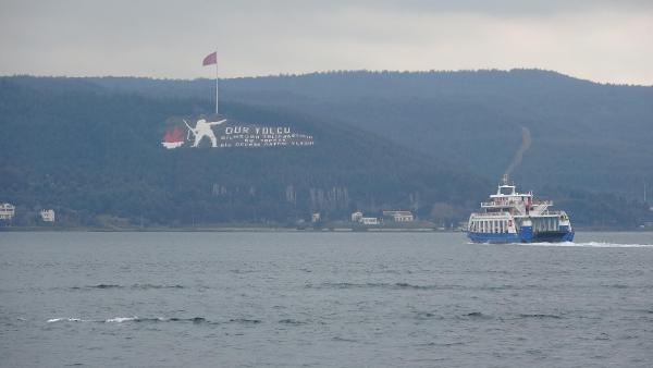 Feribot seferlerine ‘fırtına’ engeli
