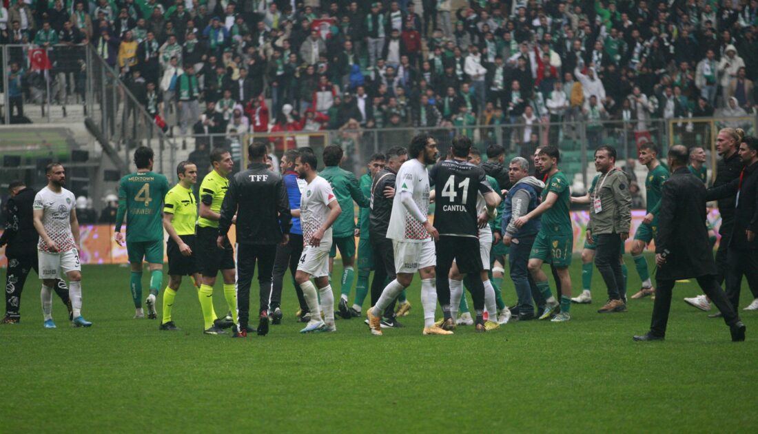 Bursaspor – Amed SK maçı… Koridorda darp iddiasına soruşturma!