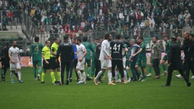 Bursaspor – Amed SK maçı… Koridorda darp iddiasına soruşturma!