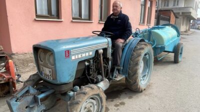 Bursa’da 47 yıldır yerinde duran traktöre otoyol cezası!