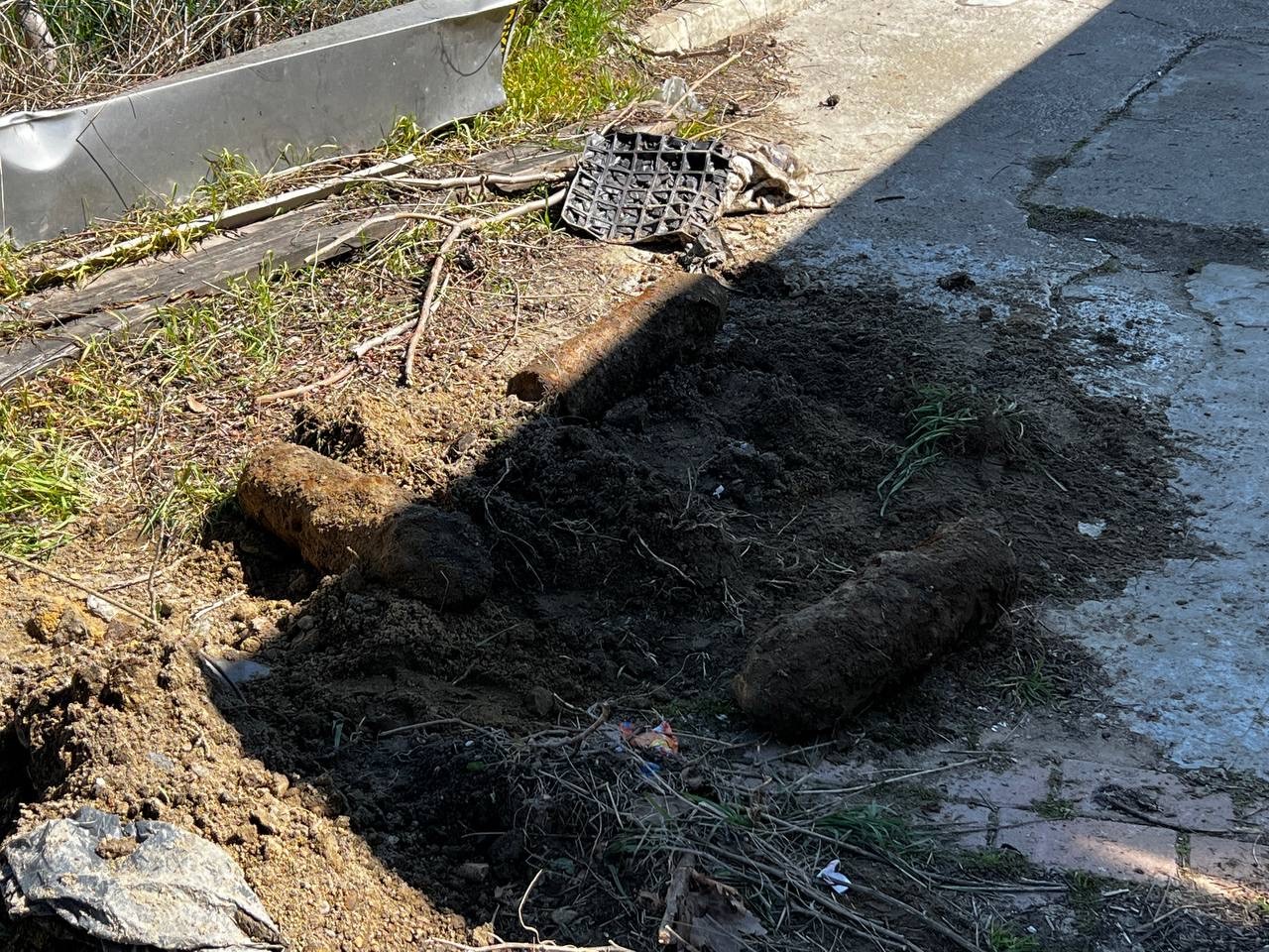 Çanakkale Savaşları’ndan kaldığı değerlendirilen 4 adet patlamamış top mermisi bulundu