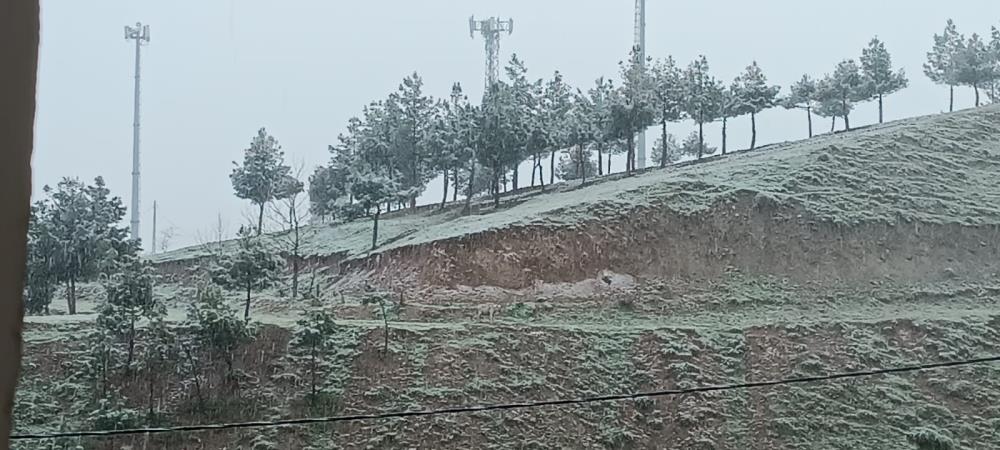 Mart sonu Diyarbakır’a kar yağdı