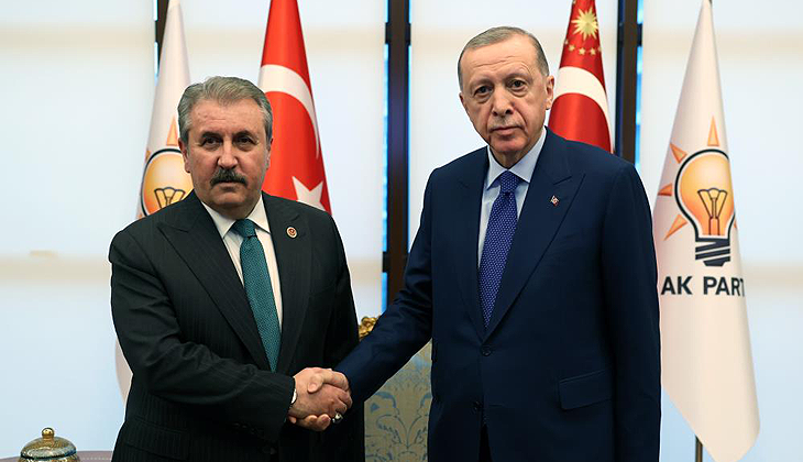 Erdoğan, BBP Genel Başkanı Destici ile görüştü