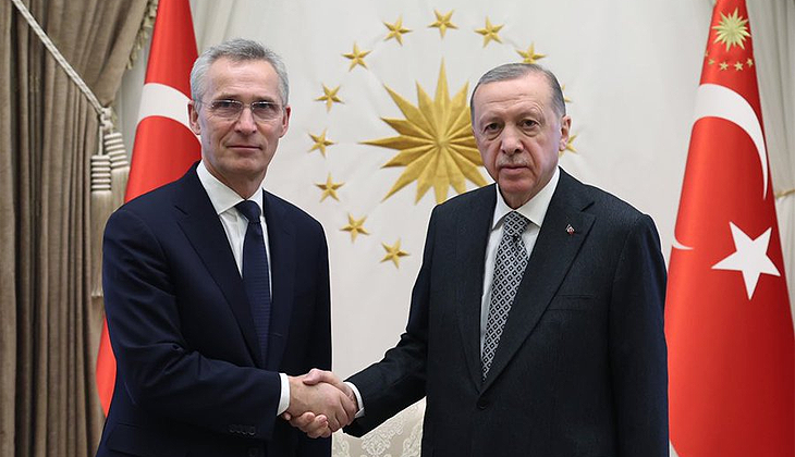 Erdoğan, Stoltenberg ile görüştü