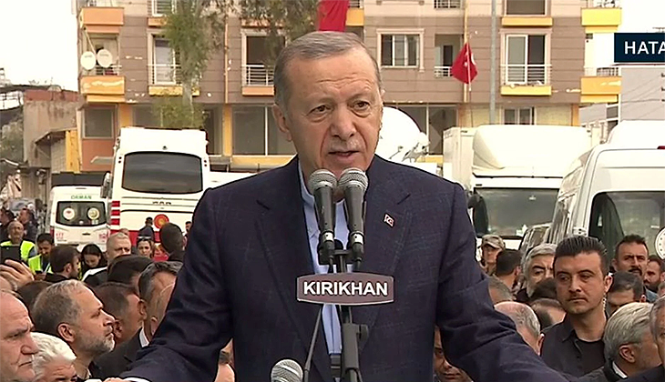 Cumhurbaşkanı Erdoğan: Hatay’ı yalnız bırakmayacağız