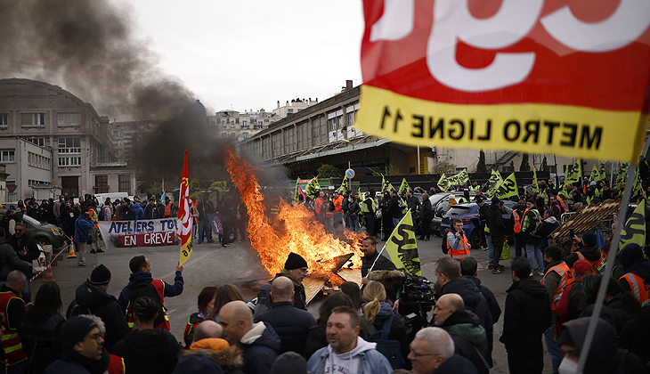 Fransa’da protestolar sürüyor: 740 bin kişi katıldı