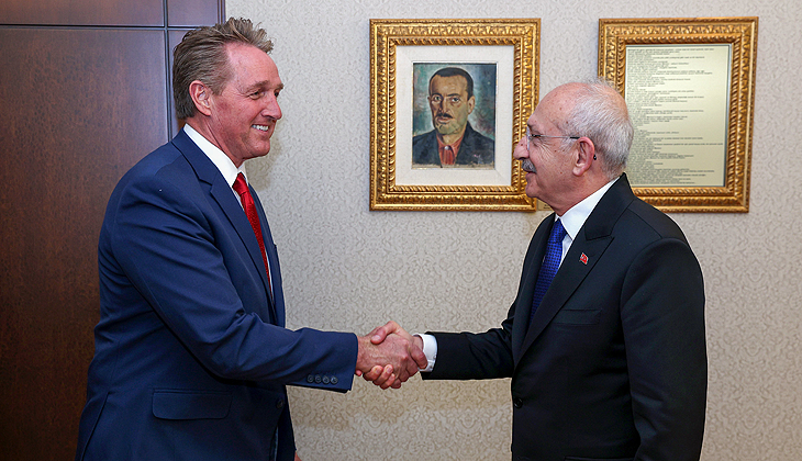 Kılıçdaroğlu, ABD’nin Ankara Büyükelçisi Flake’i kabul etti
