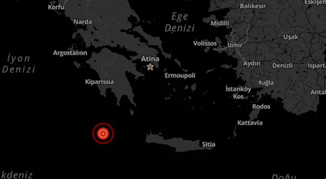 Akdeniz’de 5.3 büyüklüğünde deprem Akdeniz’de 5.3 büyüklüğünde deprem
