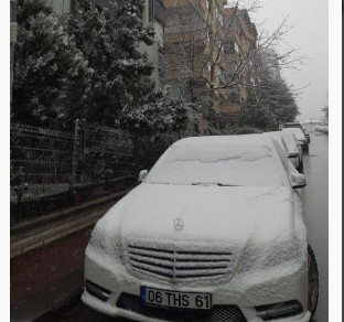 Başkentte kar yağışı başladı Başkentte kar yağışı başladı
