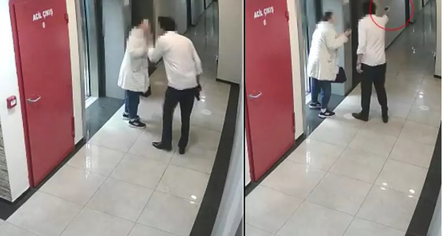 Rezidansın otoparkında dehşet! Kız arkadaşını darbedip havaya ateş etti