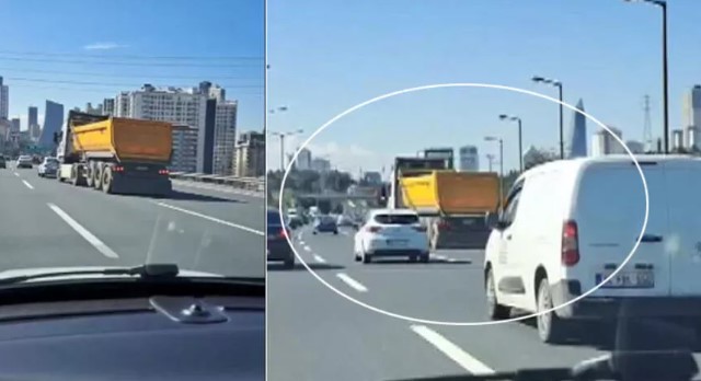 Hafriyat kamyonu terörü! Ehliyeti iptal edildi