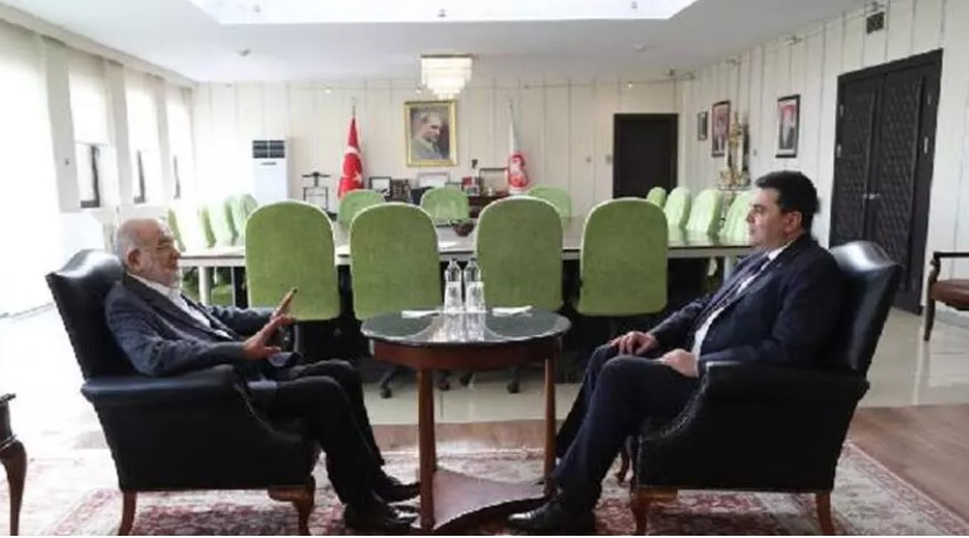 Karamollaoğlu, Demokrat Parti Genel Başkanı Uysal’ı ziyaret etti