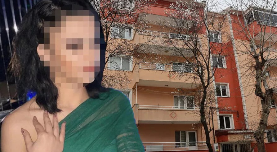 5’inci katta dengesini kaybeden kadın, taksicinin üzerine düştü