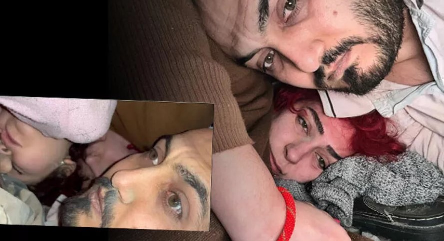 Yaşadıkları kat alt katla birleşti! Enkaz altındaki o anlarını kaydetti