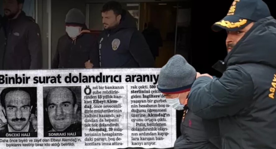 ‘Binbir surat’ banka müdürü 19 yıl kaçtı, sadece 12 gün cezaevinde kaldı!