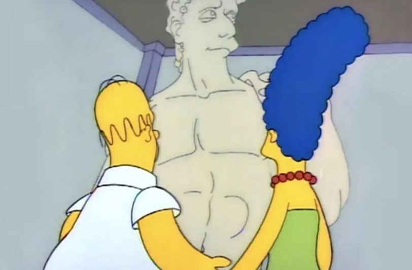 Simpsonlar Davut heykeli tartışmasını da mı öngördü?