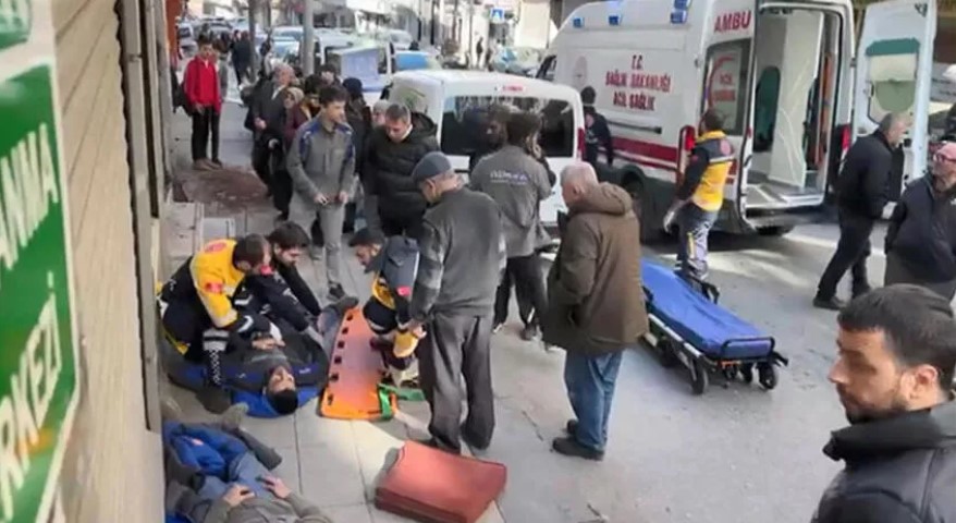 2 teknisyen bebekli kadının üstüne düştü