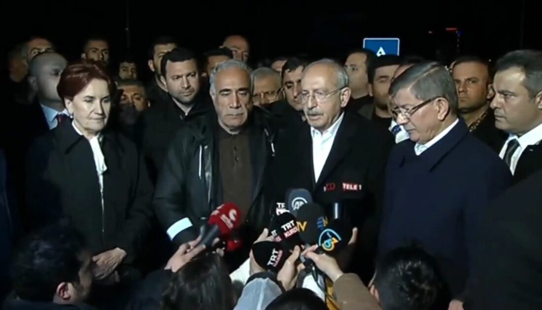 Kılıçdaroğlu, Akşener ve Davutoğlu sel bölgesinde