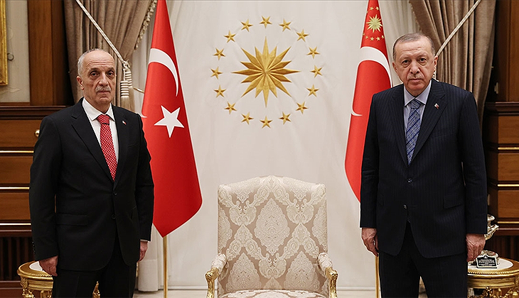 Erdoğan, TÜRK-İŞ Başkanı Atalay’ı kabul etti