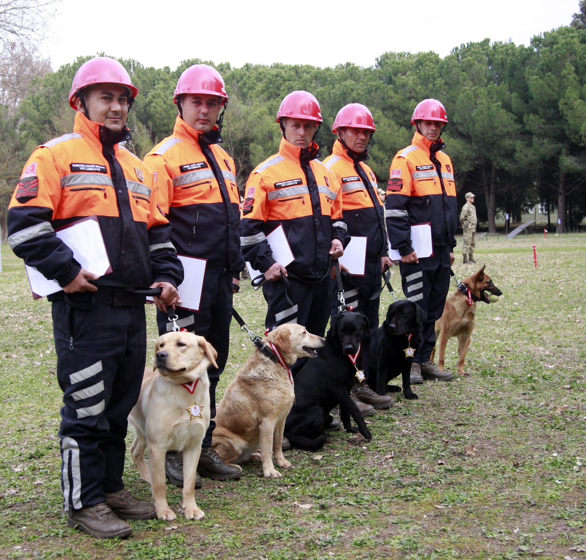 TSK’nın arama köpekleri 78 kişiyi kurtardı; ‘sessiz kahramanlar’ Bursa’da madalya ile ödüllendirildi