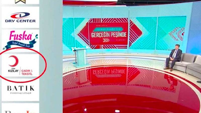 Kızılay, TV programına sponsor olmuş
