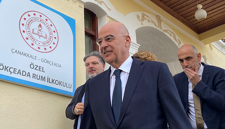 Yunanistan Dışişleri Bakanı Dendias, Gökçeada’da Paskalya ayinine katıldı