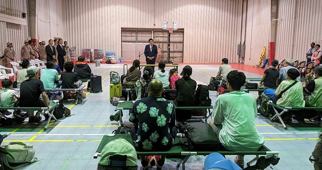 Japonya, Sudan’daki vatandaşlarını tahliye etti