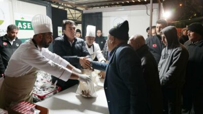 Osmangazi Belediyesi, ramazanın bereketini deprem bölgesinde paylaşıyor