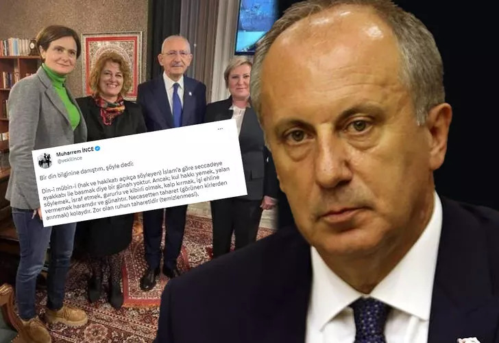 İnce’den dikkat çeken paylaşım